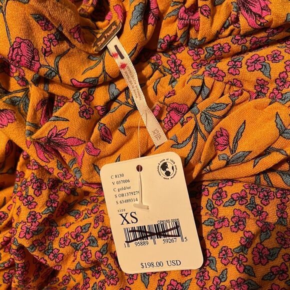 NEW Free People Love Story Maxi Dress Floral Print Size XS - Picture 11 of 11